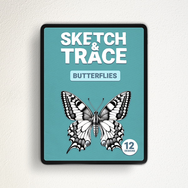 Sketch & Trace Butterflies